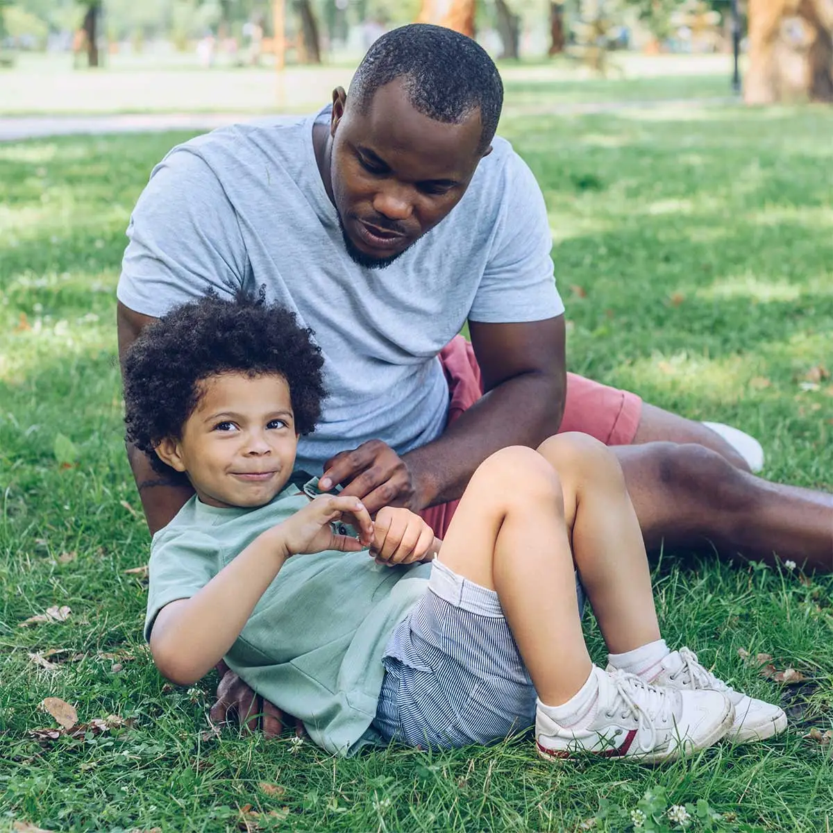 father-with-child-park